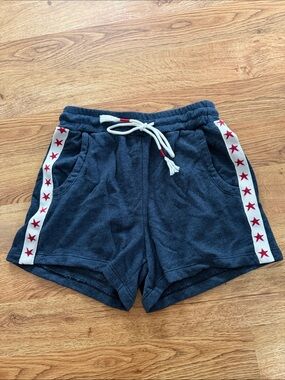 Sundek Navy Casual Drawstring Shorts with White Cord